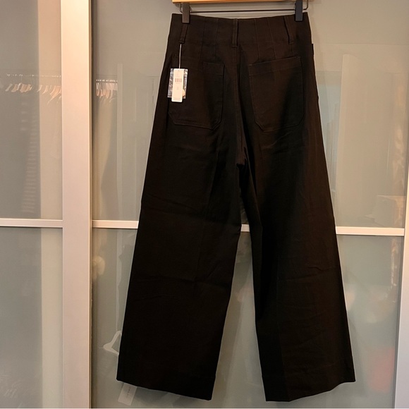 Anthropologie Maeve The Colette Magic Fabric Crop Wide-Leg Pants - Picture 4 of 8